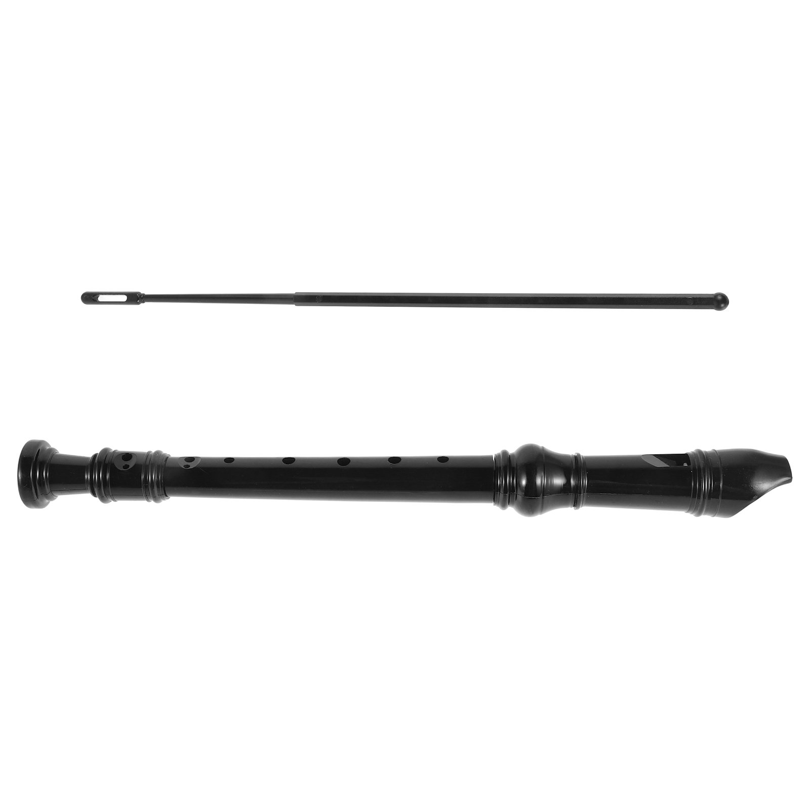 Soprano Recorder Plastic - Flûte à bec soprano transparente noire