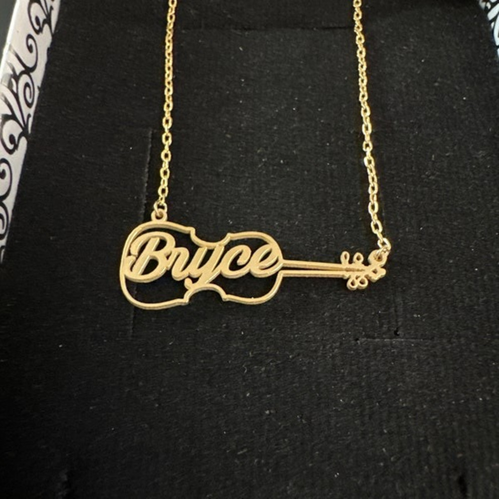 Collier personnalisé avec symb - Musical Instrument And Names avis et prix