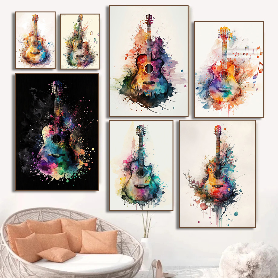 Affiche d'art d'interconnexion - Picture Of Musical Instrument avis et prix