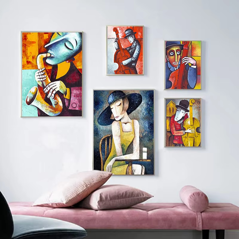 Tableau abstrait de Picasso, h - Picture Of Musical Instrument avis et prix
