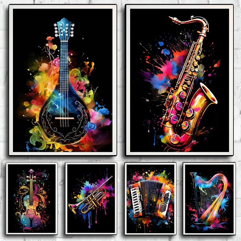 Affiches et tableaux représent - Picture Of Musical Instrument avis et prix